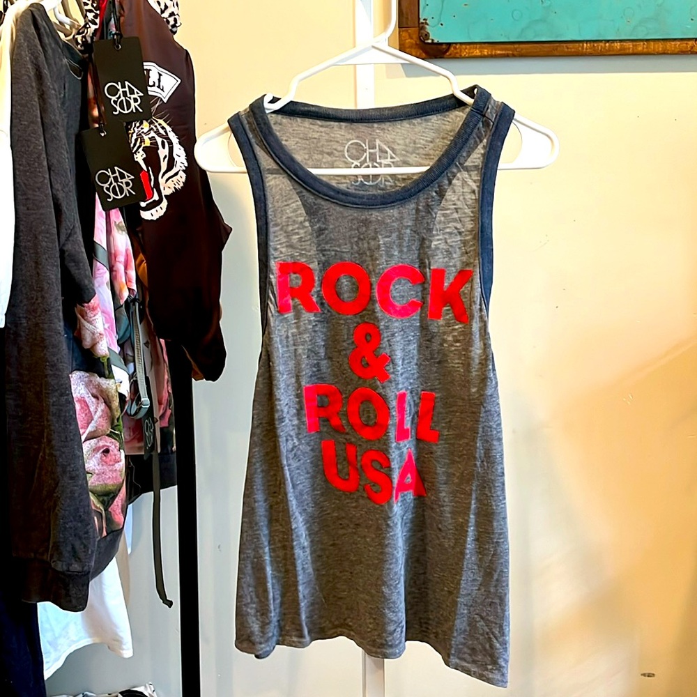 Chaser! Rock & Roll USA tank NEW Size S Small